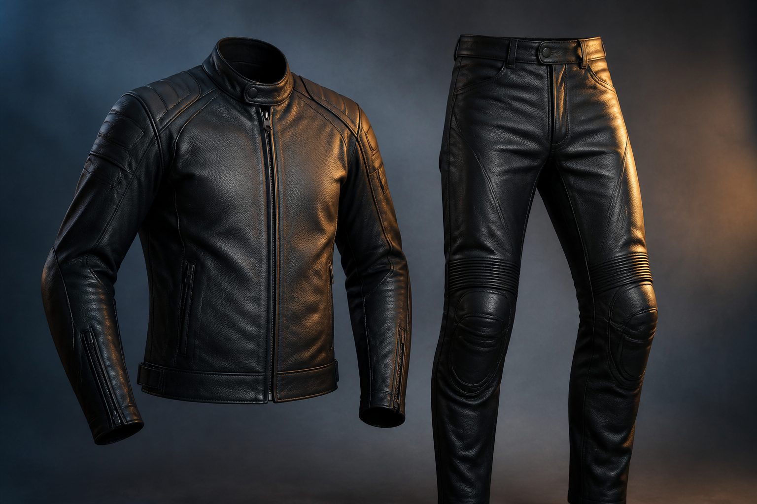 Two-Piece Moto Suit